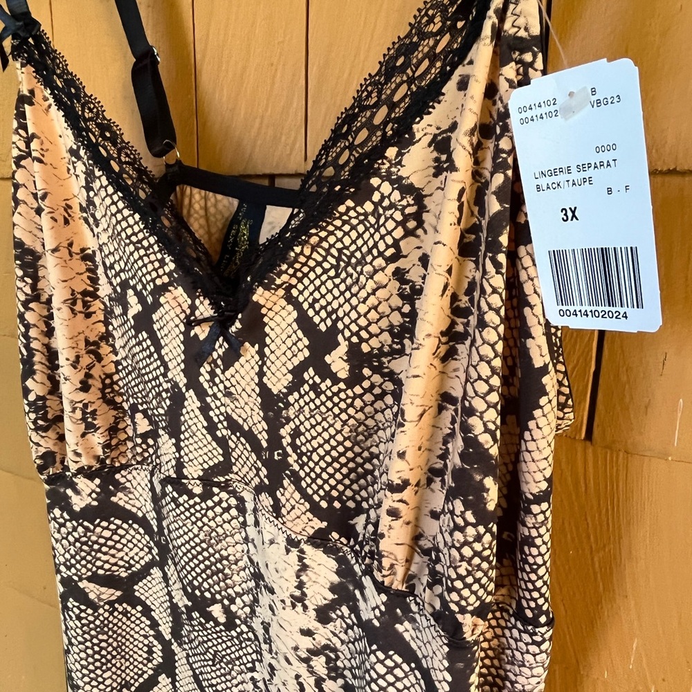 Snakeskin Stretch Forever 21 3x Lingerie